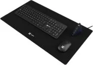 Kit Marca Xtech Modelo XTK-320S Incluye Teclado Multimedia En Espanol Y Mouse Inalambricos Con Mouse Pad XL Y HUB De 4 Puertos USB-A 3.0