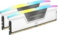 Kit De Memoria RAM DDR5 Marca CORSAIR Modelo VENGEANCE De 32GB (2 X 16GB) Frecuencia De 6000MT/s Latencia CL36 Color Blanco Con RGB