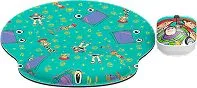 Kit De Mouse Inalambrico Con Mouse Pad Marca Xtech Modelo XTM-DKT5TS Edicion Toy Story Con Hasta 1200 De DPI