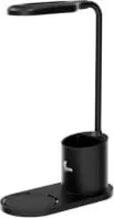 Lampara LED de escritorio Marca Xtech Modelo XTA-701 Con Portalapices Y Base De Carga Inalambrica