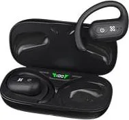 Liquidacion Audifono Bluetooth Marca Klip Xtreme Modelo Openbuds Conduccion Osea Color Negro KOE-250BK