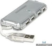 MANHATTAN 160599  HUB USB DE 4 PUERTOS  USB 2.0  2000/XP/VISTA