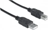 MANHATTAN 333382 CABLE USB 2.0 A MACHO A B MACHO 3METROS NEGRO