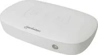MANHATTAN ESTUCHE ESTERILIZADOR PARA CELULAR CON CARGADOR Qi BLANCO