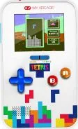 Maquina De Juego Portatil Marca MyArcade Modelo Tetris Go Gamer Con Case Diseno De Tetris