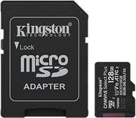 Memoria MicroSD Marca Kingston Modelo Canvas Select Plus Capacidad De 128GB Incluye Adaptador SD