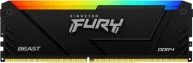 Memoria RAM DDR4 De 16GB Marca Kingston Fury Modelo Beast Con Frecuencia De 3200Mhz Latencia CL16 Tipo DIMM Color Negro Con RGB KF432C16BB2A/16