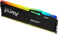 Memoria RAM DDR5 De 8GB Marca Kingston Fury Modelo Beast Con Frecuencia De 5600Mhz Latencia CL40 Tipo DIMM Color Negro Con RGB