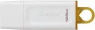 Memoria USB 3.2 Marca Kingston Modelo Flashdrive DataTraveler Exodia Capacidad De 128GB Color Blanco