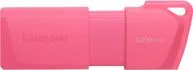 Memoria USB 3.2 Marca Kingston Modelo Flashdrive DataTraveler Exodia M Capacidad De 128GB Color Neon Rosado