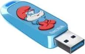 Memoria USB Flashdrive Marca SanDisk Edicion Smurfs Capacidad De 128GB