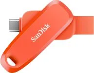 Memoria USB Flashdrive Marca SanDisk Modelo Phone Drive Capacidad De 512GB Conexion USB-C Y USB-A Color Naranja