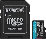 Micro SD Marca Kingston Modelo Canvas Go Plus Capacidad De 128GB Con Adaptador  SDCG4/128GB