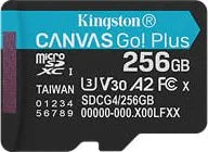 Micro SD Marca Kingston Modelo Canvas Go Plus Capacidad De 256GB SDCG4/256GBSP