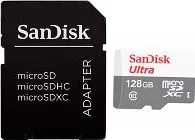 Micro SD SDXC Sandisk Ultra 128Gb Clase 10 Hasta 100Mb Con Adaptador