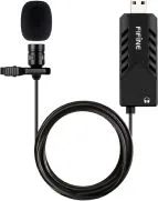 MICROFONO FIFINE MODELO K053 CON CLIP USB PARA COMPUTADORA NEGRO