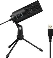 MICROFONO FIFINE MODELO K669B CON TRIPOD USB-A  NEGRO