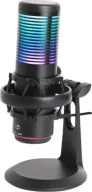Microfono Para Gaming Marca Manhattan Modelo 102674 Con RGB Conexion USB-A Color Negro
