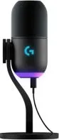 Microfono Marca Logitech Modelo Yeti GX Con LIGHTSYNC Y RGB Conexion Por USB Color Negro