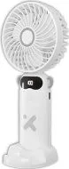 Mini Ventilador Portatil Recargable Marca Xtech Modelo XTA-900 De 6 Velocidades Color Blanco