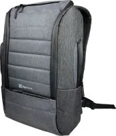 Mochila KNB-901GB Klip Xtreme Para Portatil De 15.6 Pulgadas Color Gris Diseño Antirobo Con Cierres Ocultos Material: Exterior: 100% Nylon Deniers ...