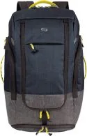 Mochila Y Maletin En 1 Marca Solo New York Modelo ACV732-4 Para Laptop de 17.3" Color Gris con Azul