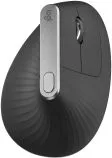 Mouse Ergonomico Inalambrico Marca Logitech Modelo MX Vertical Conexion Bluetooth Color Negro Carga Via USB-C