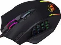 Mouse Gamer Modelo Impact M908 Marca Redragon Con RGB Conexion USB Maximo 12400 DPI