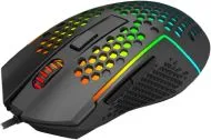 Mouse Gamer Modelo Reaping Lightweight M987 K Marca Redragon Conexion USB De 6 Botones Con 12400 De DPI Y RGB Color Negro