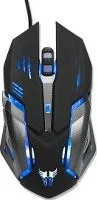 MOUSE PARA GAMERS ARGOM USB 3200DPI LED ARG-MS-2040BK