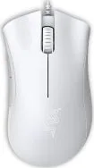 Mouse Gaming Alambrico Marca Razer Modelo DeathAdder Essential Con Sensor Optico De 6400 De DPI Y 5 Botones Color Blanco