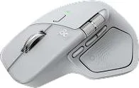 Mouse Inalambrico Ergonomico Marca Logitech Modelo MX Master 4 Conexion Bluetooth Color Gris Palido 910-007566