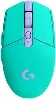 Mouse Inalambrico Para Gamers Marca Logitech Modelo G305 Con 12000 De DPI Color Menta Conexion Con Receptor