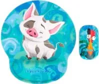 Mouse Inalambrico Con Mousepad Marca Xtech Modelo XTM-DKT4MO Edicion Moana Con Hasta 1200 DPI
