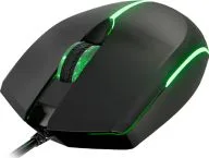 Mouse Optico Cableado Marca Xtech Modelo XTM-218 De 4 Botones Con Luces Conexion USB Con Hasta 2400 De DPI Color Negro