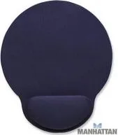 Mouse Pad Manhattan 434386 Con Respaldo Para Muñeca Gel Color Azul