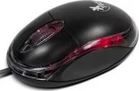 MOUSE XTECH XTM-195 3 BOTONES USB CON LUZ ROJA 1000dpi