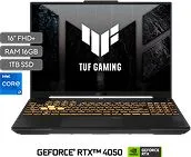 Notebook ASUS FX607VU-RL016W Con Procesador Intel i7 13620H De 4.90 Ghz Memoria RAM DDR5 De 16GB Almacenamiento De 1TB En SSD M.2 Pantalla De 16" T...