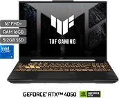 Notebook ASUS TUF Gaming F16 (FX607VU-RL034W) Con Procesador Intel Core 5 210H De 2.20 GHz Memoria RAM DDR5 De 16GB Almacenamiento De 512GB En SSD ...