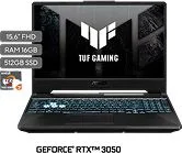 Notebook ASUS TUF Gaming FA506NCG-HN184W Con Procesador AMD Ryzen 7 7445HS De 3.20 GHz Memoria RAM DDR5 De 16GB Almacenamiento De 512GB En SSD M.2 ...