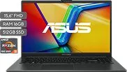 Notebook ASUS Vivobook Go15 E1504FA-NJ304W Con Procesador AMD Ryzen 5 7520U De 2.8 GHz Memoria RAM LPDDR5 De 16GB Almacenamiento De 512GB En SSD M....