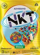 Papel Adhesivo Marca NKT Acabado Glossy Tamano Carta 115 Gramos 50 Hojas PROD-000381