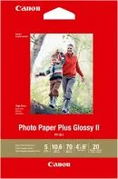 PAPEL FOTO CANON PLUS GLOSSY II PP-301 TAMANO 4x6 20 HOJAS