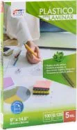 Plastico Para Laminar Marca Fast CX100 Espesor De 5Mil 100 Hojas De 9" X 14.5"