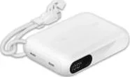 Powerbank Marca Belkin Modelo BoostCharge Con Display Conexion USB-C Capacidad De 10000 mAh Color Blanco