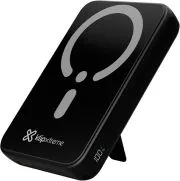 Powerbank Marca Klip Xtreme Modelo PowerMag Ultra Con Magneto Capacidad De 10000mAh Color Negro KPB-650