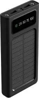 Powerbank Marca Xtech Modelo XPB-100 Con Banco De Energia Solar Capacidad De 10000mAh Color Negro