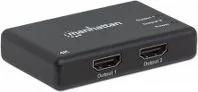 Splitter Manhattan 207669 HDMI 2 Puertos Resolución 4K a 30Hz Alimentacion Ac
