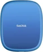 SSD Externo (Unidad De Estado Solido) Marca SanDisk Modelo Creator Phone Capacidad De 1TB Con Tecnologia MagSafe Conexion USB-C Color Azul