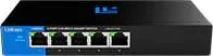 Switch De 5 Puertos Marca Linksys Modelo LN2305-NA Ethernet Multigigabit Es Posible Alimentar Por Medio De Puerto USB-C